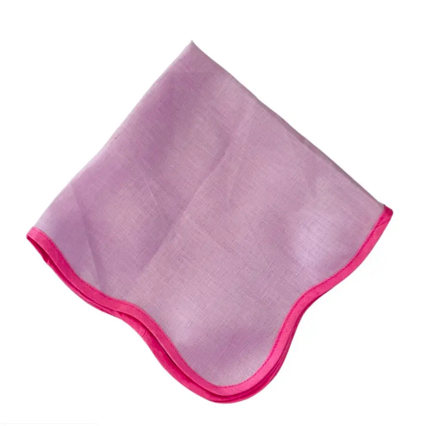 Lavender Pink Linen Wave Napkin